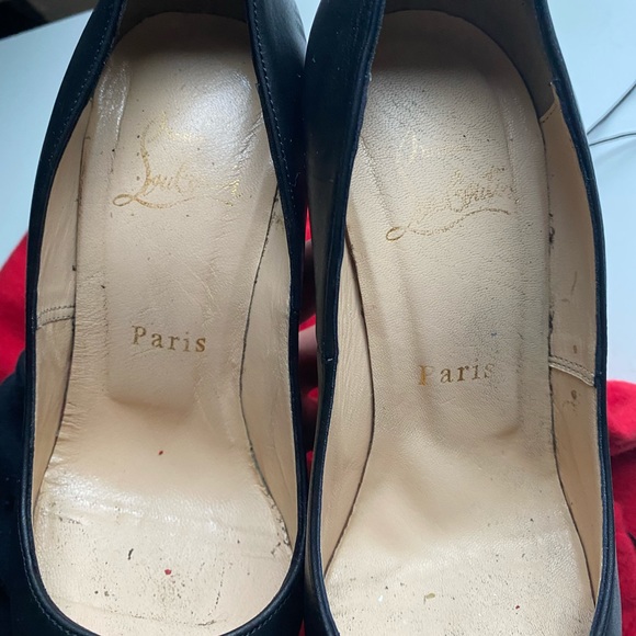 Authentic Christian Louboutin Lady Peep heels - Picture 5 of 6